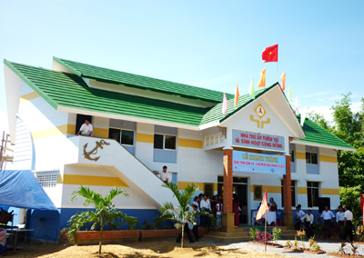 Trên 100 tỷ đồng xây dựng nhà cộng đồng phòng tránh thiên tai 